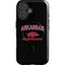 University of Arkansas-Fayetteville Razorbacks Black iPhone 16 Magsafe Impact Case