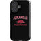 University of Arkansas-Fayetteville Razorbacks Black iPhone 16 Plus Impact Case