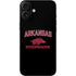 University of Arkansas-Fayetteville Razorbacks Black iPhone 16 Plus Skin