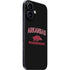 University of Arkansas-Fayetteville Razorbacks Black iPhone 16 Plus Skin