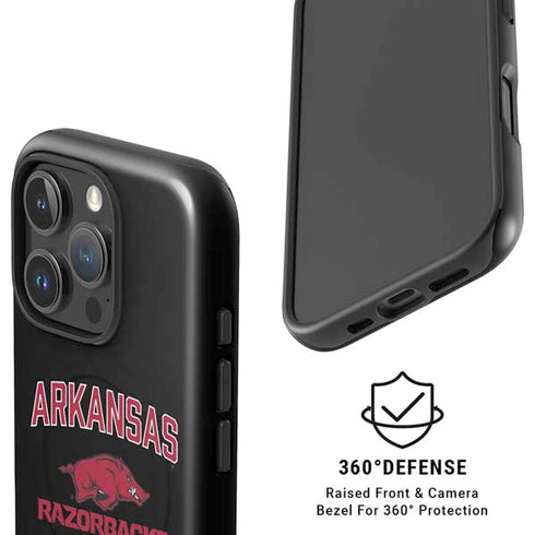 University of Arkansas-Fayetteville Razorbacks Black iPhone 16 Pro Magsafe Impact Case
