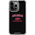 University of Arkansas-Fayetteville Razorbacks Black iPhone 16 Pro Max Clear Case