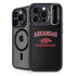 University of Arkansas-Fayetteville Razorbacks Black iPhone 16 Pro Max Kickstand Case