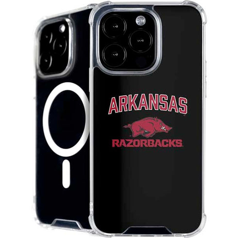 University of Arkansas-Fayetteville Razorbacks Black iPhone 16 Pro Max MagSafe Case