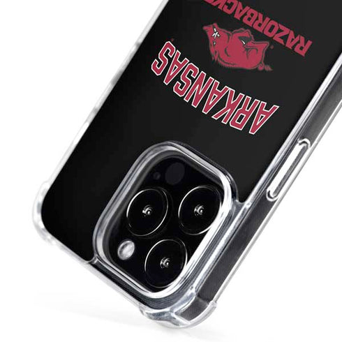 University of Arkansas-Fayetteville Razorbacks Black iPhone 16 Pro Max MagSafe Case