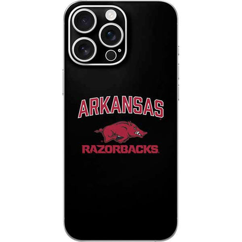 University of Arkansas-Fayetteville Razorbacks Black iPhone 16 Pro Max Skin