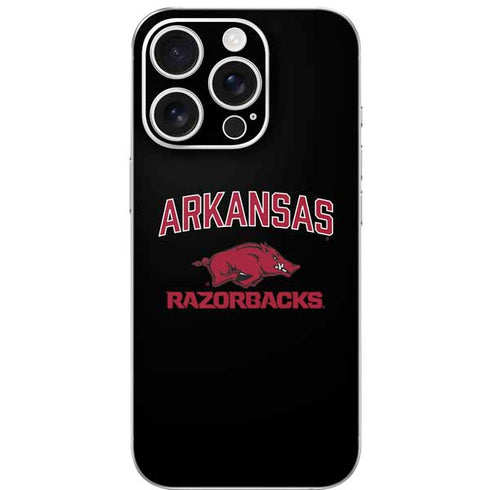 University of Arkansas-Fayetteville Razorbacks Black iPhone 16 Pro Skin