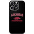 University of Arkansas-Fayetteville Razorbacks Black iPhone 16 Pro Skin