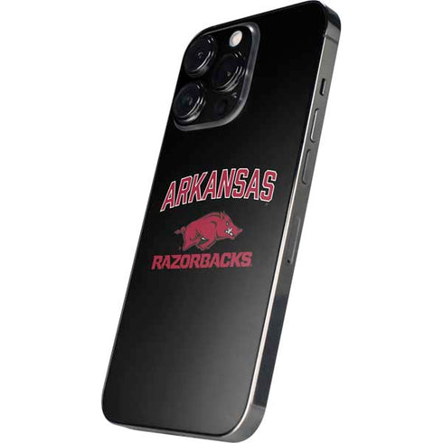 University of Arkansas-Fayetteville Razorbacks Black iPhone 16 Pro Skin