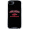 University of Arkansas-Fayetteville Razorbacks Black iPhone 16e Clear Case