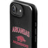 University of Arkansas-Fayetteville Razorbacks Black iPhone 16e Impact Case