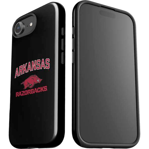 University of Arkansas-Fayetteville Razorbacks Black iPhone 16e Impact Case