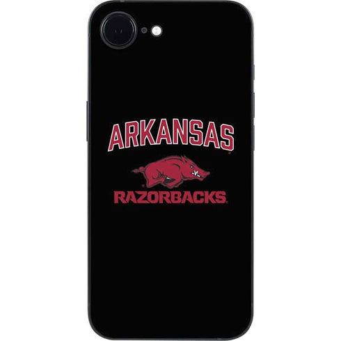 University of Arkansas-Fayetteville Razorbacks Black iPhone 16e Skin