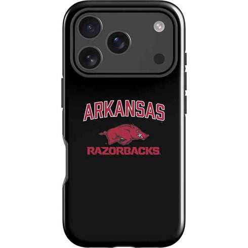 University of Arkansas-Fayetteville Razorbacks Black iPhone 18 Pro Impact Case