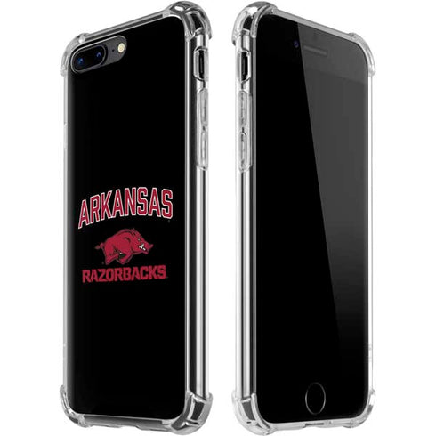 University of Arkansas-Fayetteville Razorbacks Black iPhone 7/8 Plus Clear Case