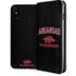 University of Arkansas-Fayetteville Razorbacks Black iPhone 8 Folio Case