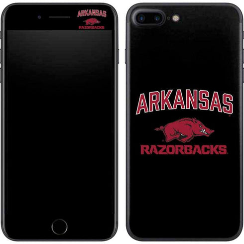 University of Arkansas-Fayetteville Razorbacks Black iPhone 8 Plus Skin