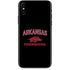 University of Arkansas-Fayetteville Razorbacks Black iPhone X Skin