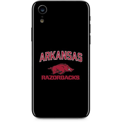 University of Arkansas-Fayetteville Razorbacks Black iPhone XR Skin