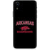 University of Arkansas-Fayetteville Razorbacks Black iPhone XR Skin