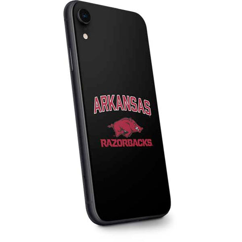 University of Arkansas-Fayetteville Razorbacks Black iPhone XR Skin