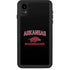 University of Arkansas-Fayetteville Razorbacks Black iPhone XR Waterproof Case