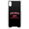 University of Arkansas-Fayetteville Razorbacks Black iPhone XS Clear Case