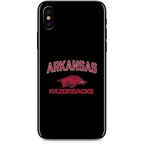 University of Arkansas-Fayetteville Razorbacks Black iPhone XS Max Skin