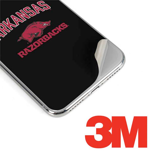 University of Arkansas-Fayetteville Razorbacks Black iPhone XS Max Skin