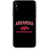 University of Arkansas-Fayetteville Razorbacks Black iPhone XS Skin