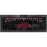 University of Arkansas-Fayetteville Razorbacks Black K95 RGB PLATINUM Mechanical Gaming Keyboard Skin