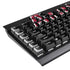 University of Arkansas-Fayetteville Razorbacks Black K95 RGB PLATINUM Mechanical Gaming Keyboard Skin
