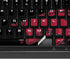 University of Arkansas-Fayetteville Razorbacks Black K95 RGB PLATINUM Mechanical Gaming Keyboard Skin