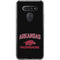University of Arkansas-Fayetteville Razorbacks Black LG K51/Q51 Clear Case