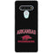 University of Arkansas-Fayetteville Razorbacks Black LG Stylo 6 Clear Case