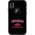 University of Arkansas-Fayetteville Razorbacks Black LifeProof Fre iPhone Skin