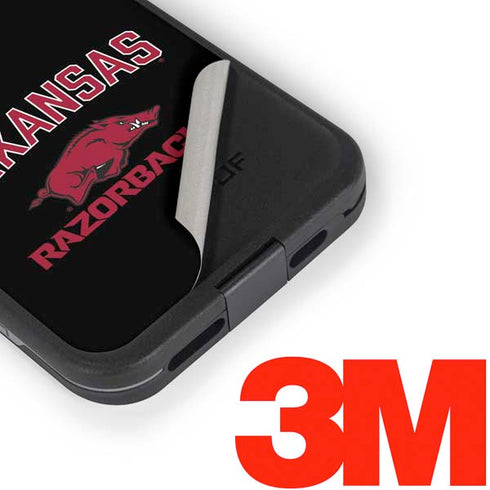 University of Arkansas-Fayetteville Razorbacks Black LifeProof Fre iPhone Skin