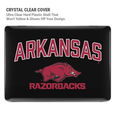 University of Arkansas-Fayetteville Razorbacks Black MacBook Air 13in M1 (2021) Case plus Skin