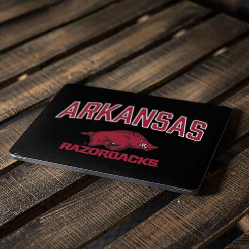 University of Arkansas-Fayetteville Razorbacks Black Apple MacBook Air Skin