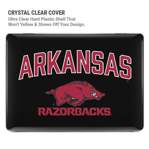University of Arkansas-Fayetteville Razorbacks Black MacBook Pro 13in (2020) Case plus Skin