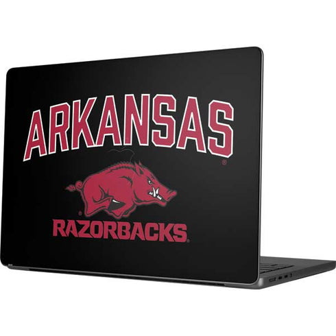 University of Arkansas-Fayetteville Razorbacks Black MacBook Pro 14in (2021-24) Skin