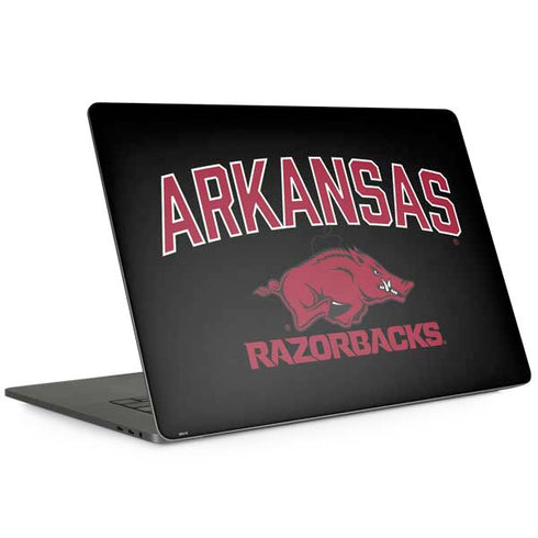 University of Arkansas-Fayetteville Razorbacks Black MacBook Skins