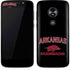 University of Arkansas-Fayetteville Razorbacks Black Moto E5 Play Skin