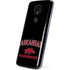 University of Arkansas-Fayetteville Razorbacks Black Moto E5 Plus Skin