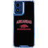 University of Arkansas-Fayetteville Razorbacks Black Moto G 5G (2024) Clear Case