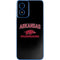 University of Arkansas-Fayetteville Razorbacks Black Moto G Play 4G (2024) Skin