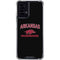 University of Arkansas-Fayetteville Razorbacks Black Moto G Power 5G (2024) Clear Case