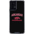 University of Arkansas-Fayetteville Razorbacks Black Moto G Power 5G (2024) Clear Case