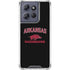 University of Arkansas-Fayetteville Razorbacks Black Moto G Stylus 5G (2025) Clear Case