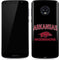 University of Arkansas-Fayetteville Razorbacks Black Moto G6 Skin